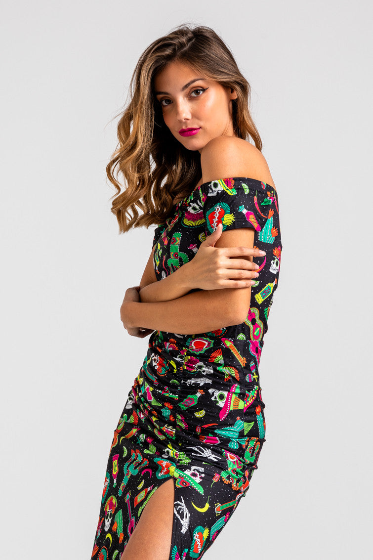Camiseta Bardot Mejicana
